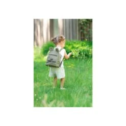 Childhome Sac à Dos Enfant My First Bag Canvas Kaki -Lilliputiens Soldes kids my first bag canvas kaki childhome OE