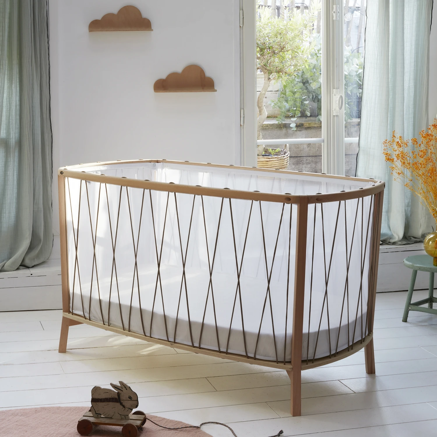 Lit Bébé évolutif Kimi Aqua + Matelas 7 Lit Bébé évolutif Kimi Aqua + Matelas – Image 7