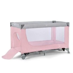 Kinderkraft Lit Parapluie Leody - Pink -Lilliputiens Soldes kinderkraft folding bed leody pink kinderkraft OC