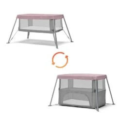 Kinderkraft Lit De Voyage Movi - Pink 34 Kinderkraft Lit De Voyage Movi - Pink -Lilliputiens Soldes kinderkraft folding bed movi pink kinderkraft OO