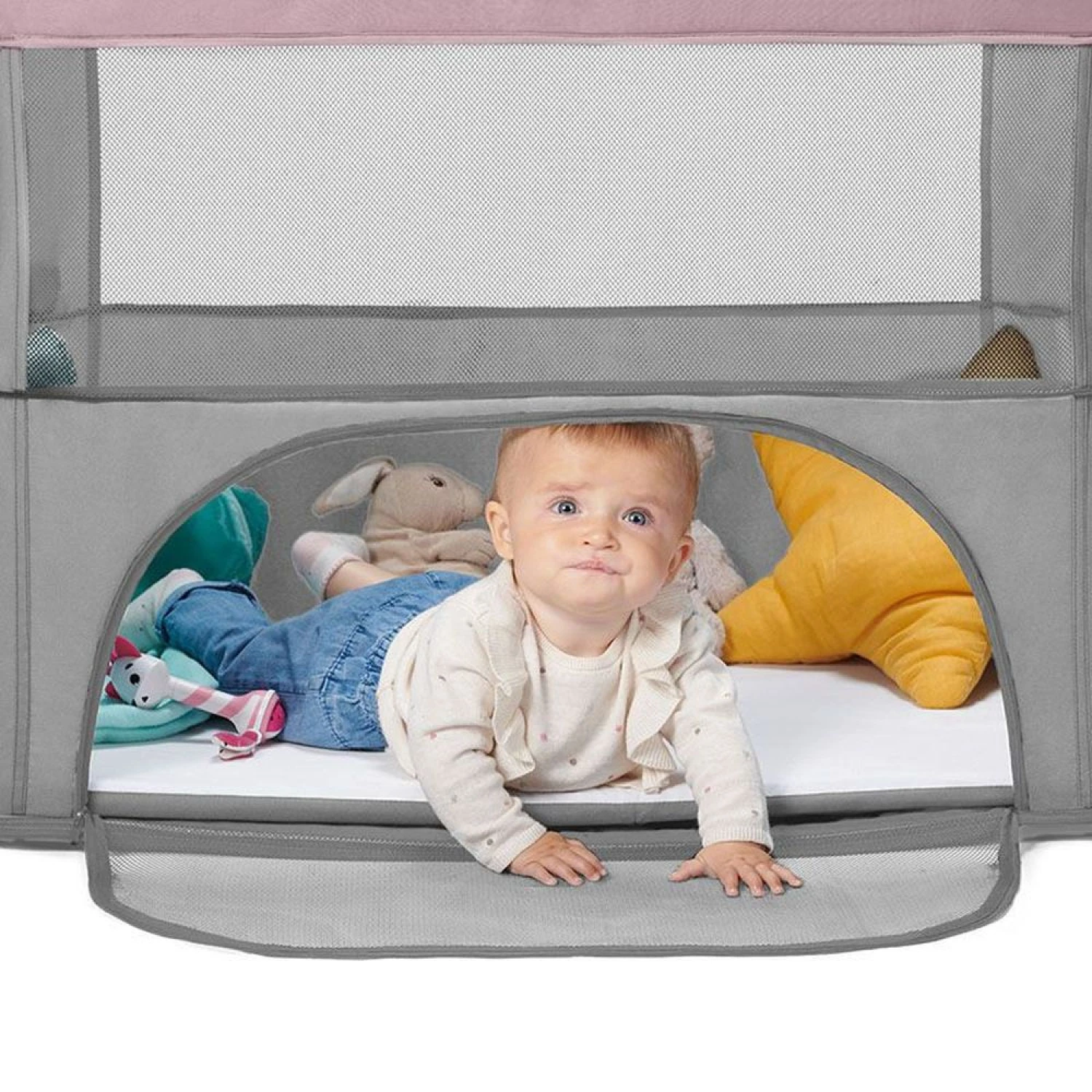 Kinderkraft Lit De Voyage Movi - Pink 19 Kinderkraft Lit De Voyage Movi - Pink – Image 19