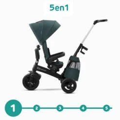 Kinderkraft Tricycle Easytwist Midnight Green -Lilliputiens Soldes kinderkraft rowerek trojkoowy easytwist midnight green kinderkraft OD
