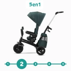 Kinderkraft Tricycle Easytwist Midnight Green -Lilliputiens Soldes kinderkraft rowerek trojkoowy easytwist midnight green kinderkraft OE
