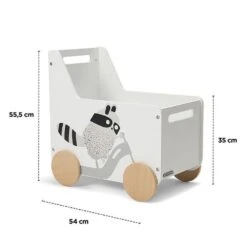 Kinderkraft Coffre à Jouets Racoon -Lilliputiens Soldes kinderkraft skrzynia na zabawki racoon kinderkraft OE