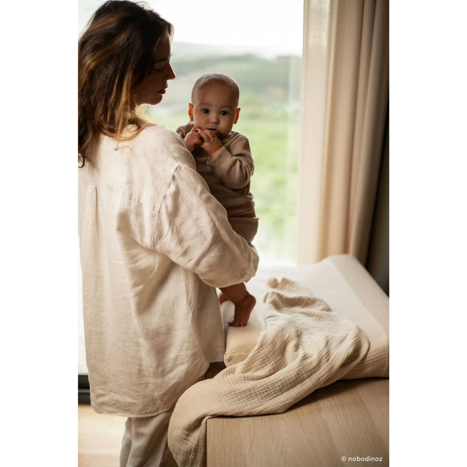 Matelas à Langer Zen Avec Housse Wabi Sabi Ginger 5 Matelas à Langer Zen Avec Housse Wabi Sabi Ginger – Image 5