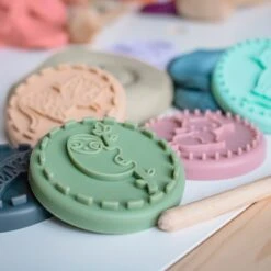 Kit De 15 Tampons Animaux -Lilliputiens Soldes kit de 15 tampons de couleurs differentes we might be tiny OM