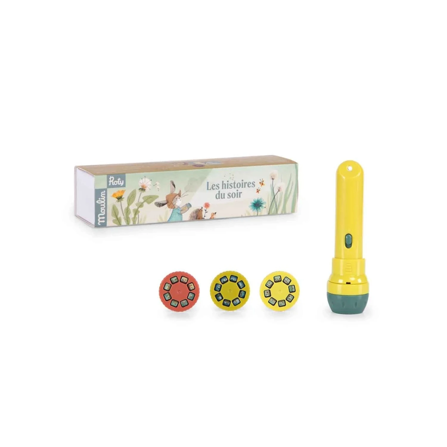 Moulin Roty Lampe à Histoires Trois Petits Lapins 1 Moulin Roty Lampe à Histoires Trois Petits Lapins