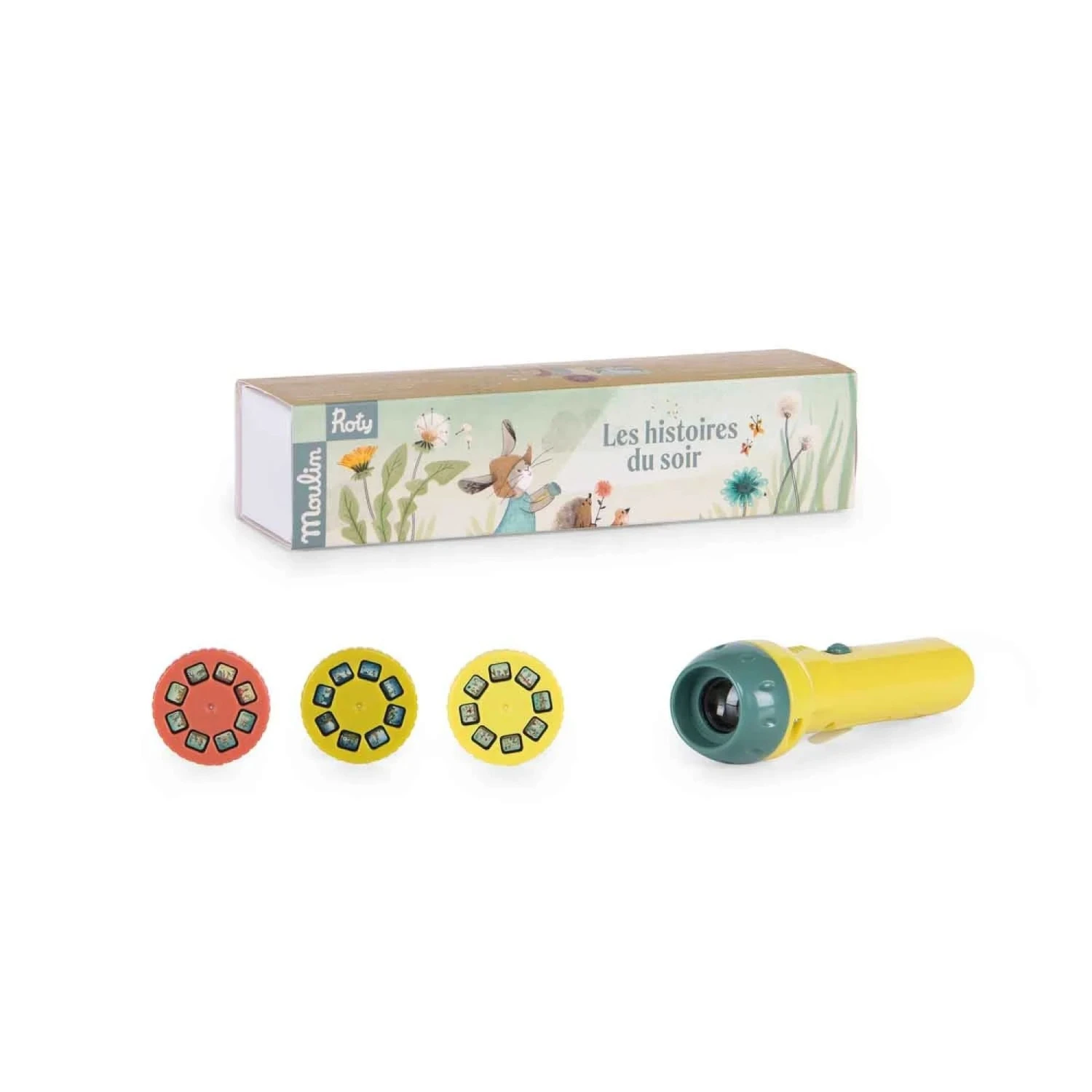 Moulin Roty Lampe à Histoires Trois Petits Lapins 2 Moulin Roty Lampe à Histoires Trois Petits Lapins – Image 2