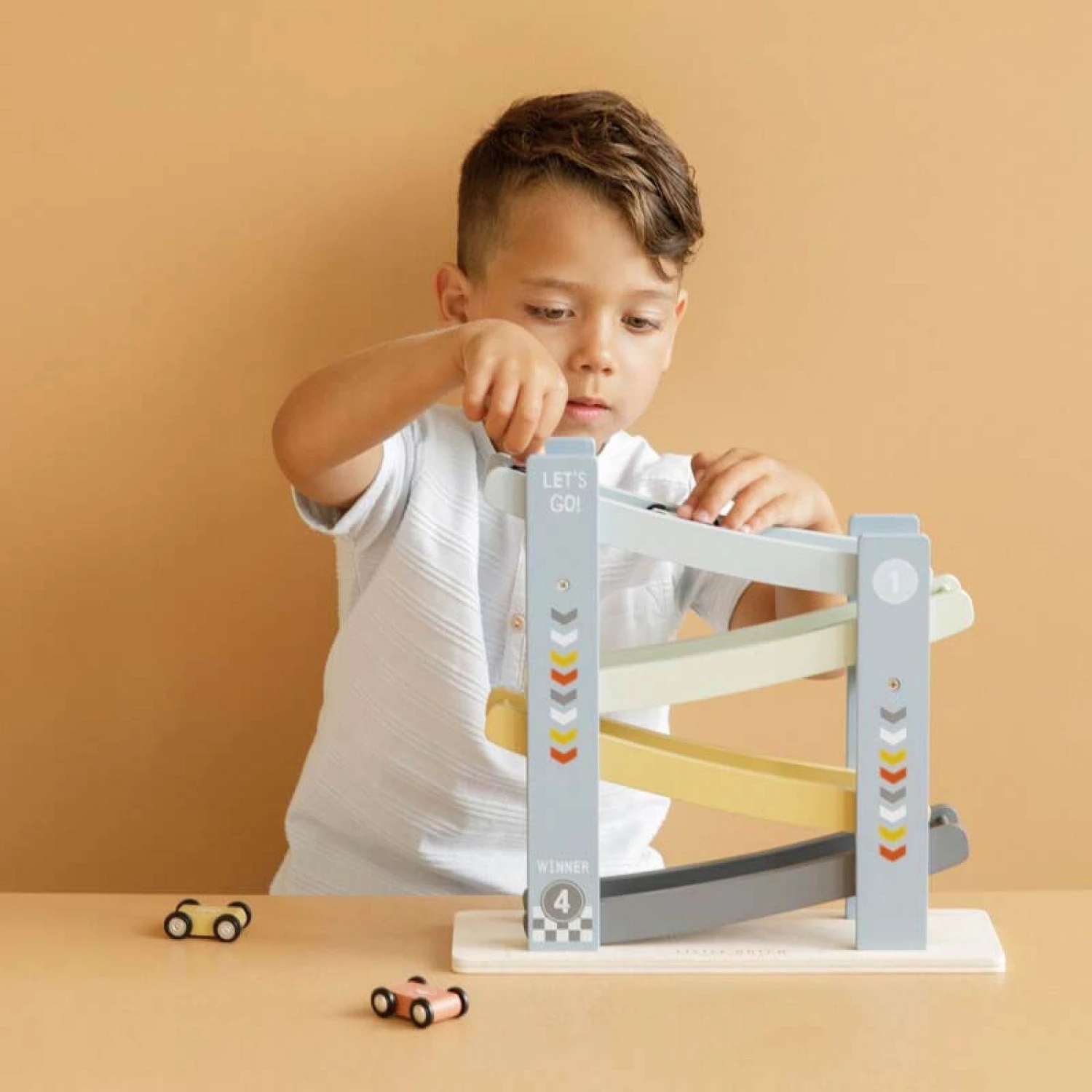 Little Dutch Circuit En Bois Blue Cars 2 Little Dutch Circuit En Bois Blue Cars – Image 2