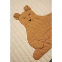 Plaid Matelassé 95x73 Cm Léopard -Lilliputiens Soldes leopard quilted blanket 95x73 nobodinoz OC