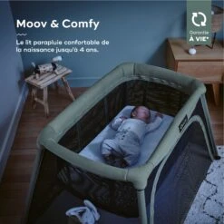 BabyMoov Lit Parapluie Moov And Comfy -Lilliputiens Soldes lit parapluie moov comfy babymoov OD