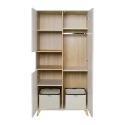 Armoire 3 Portes 1 Niche Loft - Argile -Lilliputiens Soldes loft armoire argile quax OC