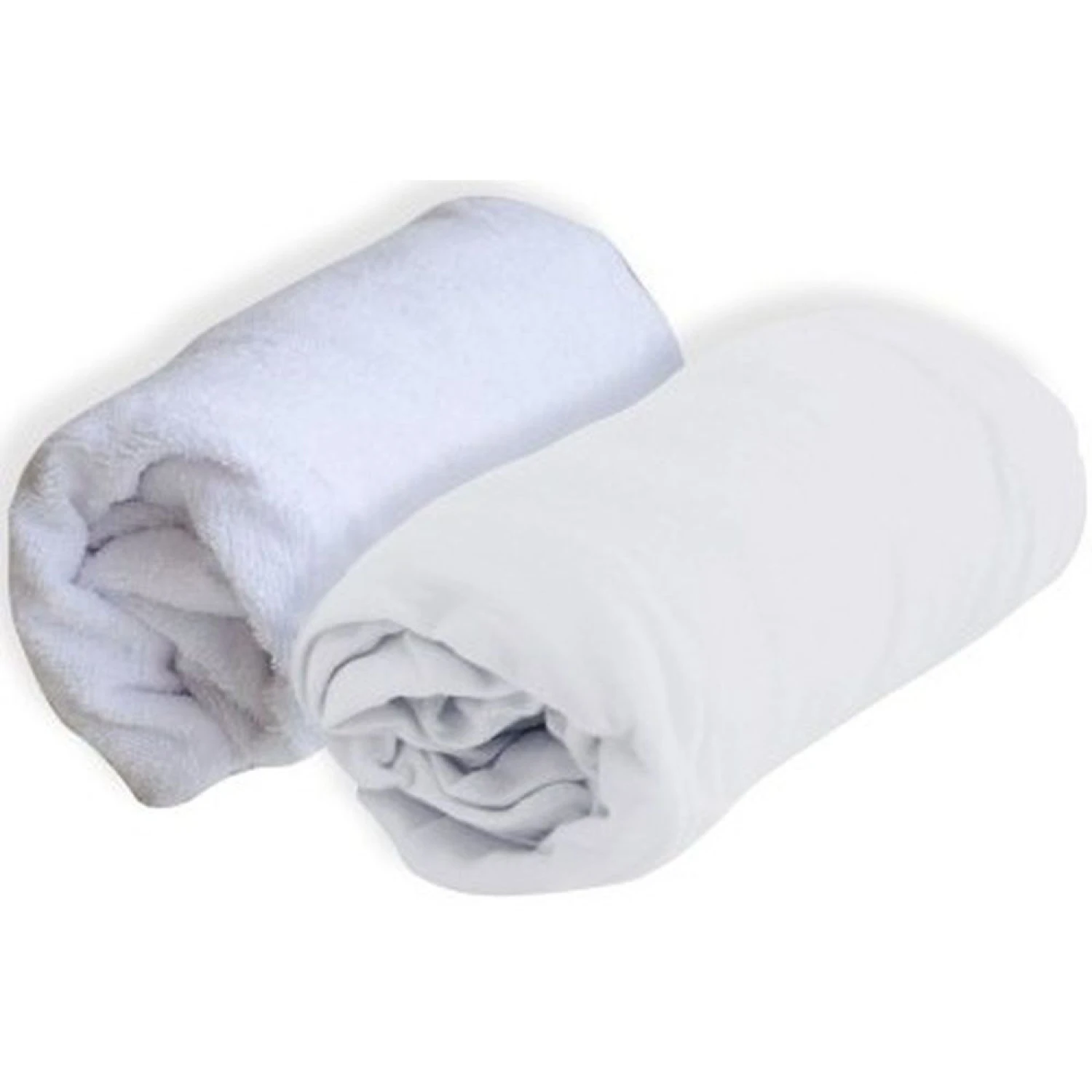 Lot 1 Alèse + 1 Drap Housse 60x120 Cm Blanc 1 Lot 1 Alèse + 1 Drap Housse 60x120 Cm Blanc