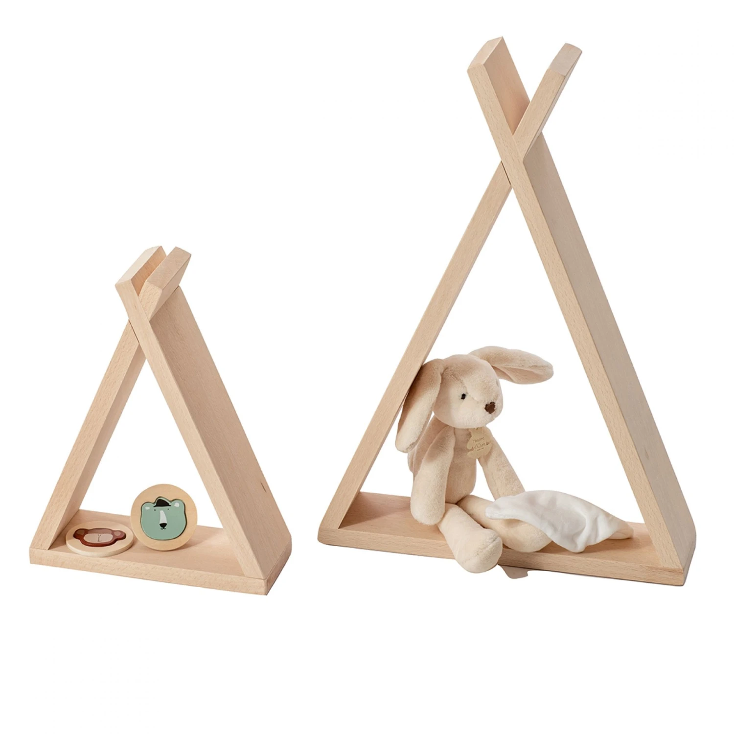 Lot De 2 étagères Tipi Brut 2 Lot De 2 étagères Tipi Brut – Image 2