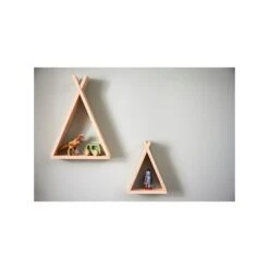 Lot De 2 étagères Tipi Brut 17 Lot De 2 étagères Tipi Brut -Lilliputiens Soldes lot de 2 etageres tipi brut combelle OH
