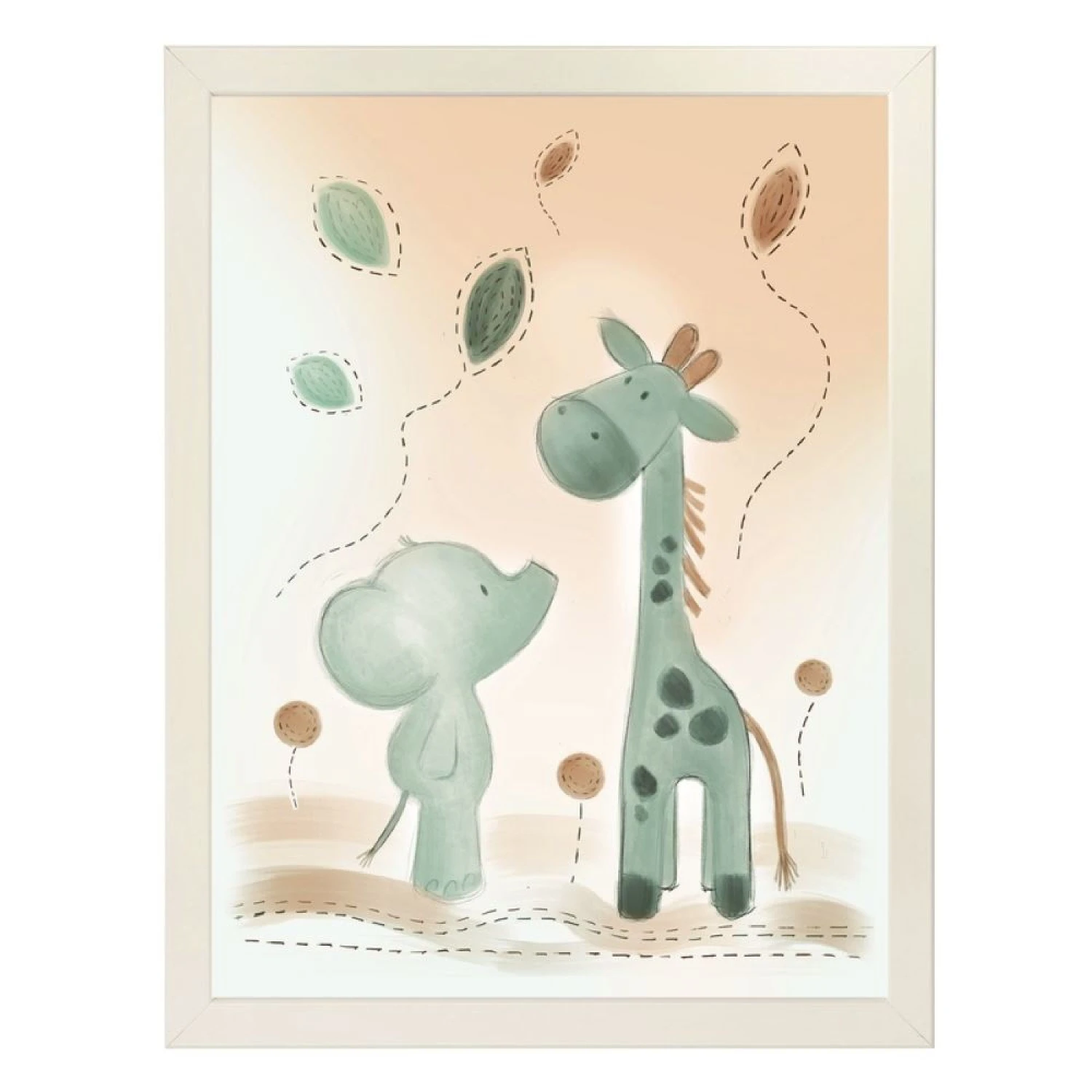 NATTOU Cadre Avec Poster 40x30cm Luna Et Axel 1 NATTOU Cadre Avec Poster 40x30cm Luna Et Axel