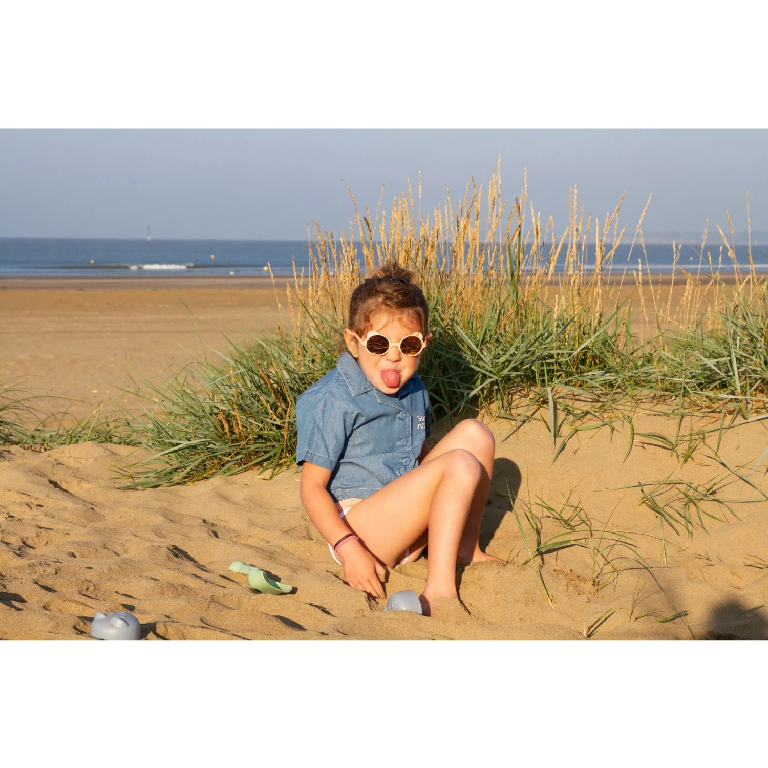 Lunettes De Soleil Bébé 0-1 Ans Ourson Rose Pêche 5 Lunettes De Soleil Bébé 0-1 Ans Ourson Rose Pêche – Image 5