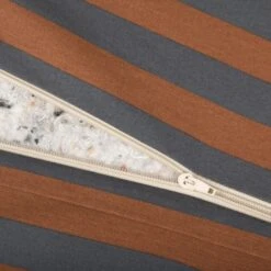 Matelas De Sol Majestic Bio Blue Brown Stripes -Lilliputiens Soldes matelas de sol eco majestic nobodinoz 320918 OC