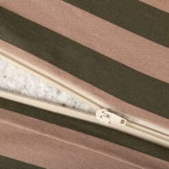 Matelas De Sol Majestic Bio Green Taupe Stripes -Lilliputiens Soldes matelas de sol eco majestic nobodinoz 320919 OC