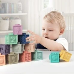Lot De Cubes Bébé Mes Premiers Cubes éducatifs -Lilliputiens Soldes mes premiers cubes educatifs baby to love OC