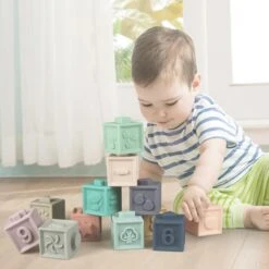 Lot De Cubes Bébé Mes Premiers Cubes éducatifs -Lilliputiens Soldes mes premiers cubes educatifs baby to love OG