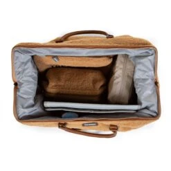 Childhome Sac à Langer Mommy Bag Teddy Beige -Lilliputiens Soldes mommy bag large teddy beige childhome OE