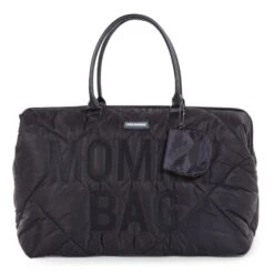 Childhome Sac à Langer Mommy Bag Matelassé Noir 12 Childhome Sac à Langer Mommy Bag Matelassé Noir -Lilliputiens Soldes mommy bag puffered noir childhome OC