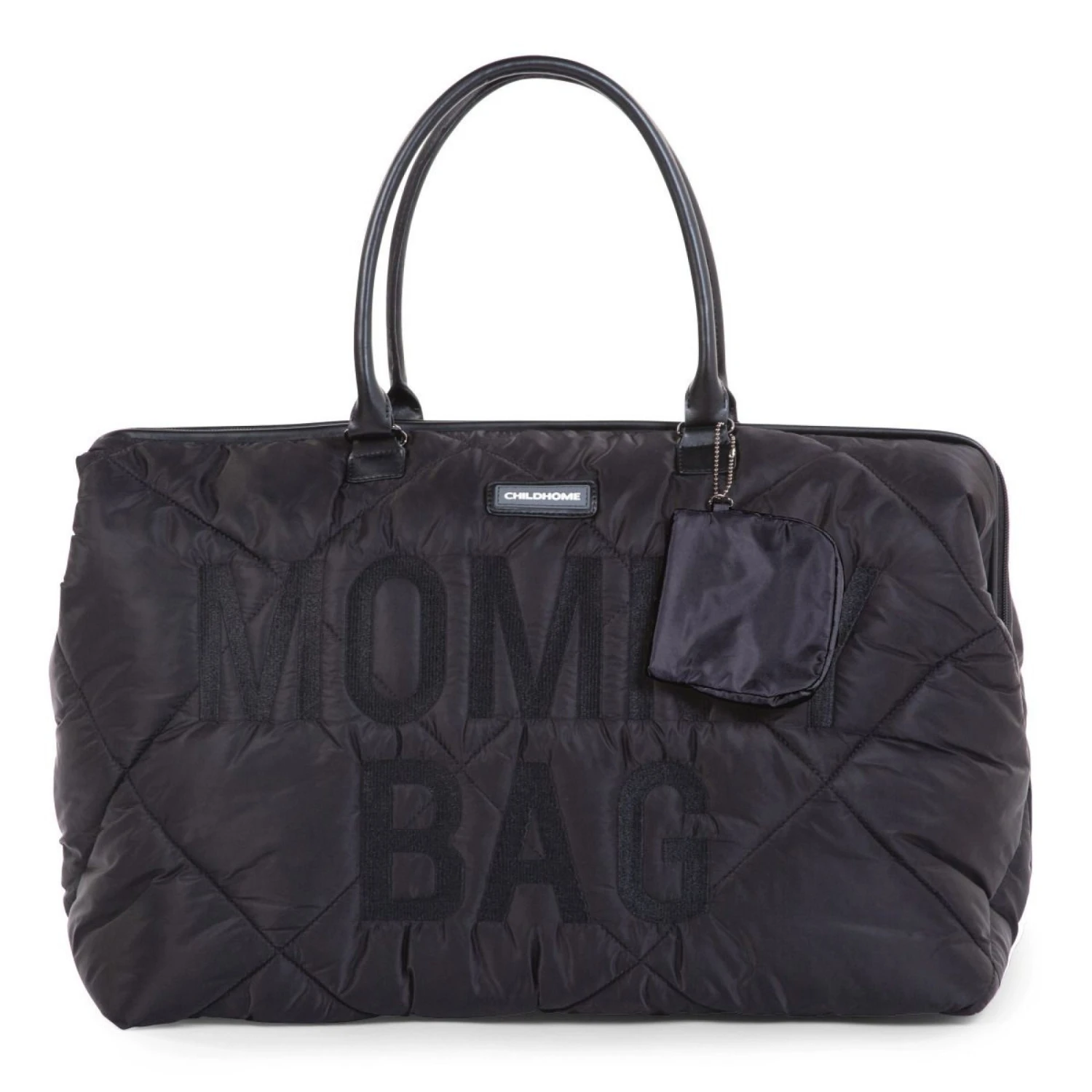 Childhome Sac à Langer Mommy Bag Matelassé Noir 3 Childhome Sac à Langer Mommy Bag Matelassé Noir – Image 3