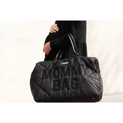 Childhome Sac à Langer Mommy Bag Matelassé Noir 18 Childhome Sac à Langer Mommy Bag Matelassé Noir -Lilliputiens Soldes mommy bag puffered noir childhome OI