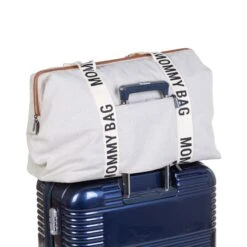 Childhome Sac à Langer Mommy Bag Signature Canvas Off White -Lilliputiens Soldes mommy bag signature canvas ecru childhome OD