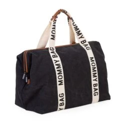 Childhome Sac à Langer Mommy Bag Signature Canvas Noir 10 Childhome Sac à Langer Mommy Bag Signature Canvas Noir -Lilliputiens Soldes mommy bag signature canvas noir childhome OC