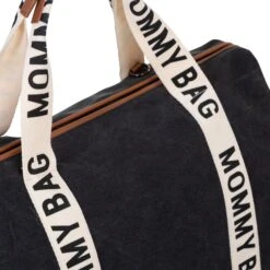 Childhome Sac à Langer Mommy Bag Signature Canvas Noir 11 Childhome Sac à Langer Mommy Bag Signature Canvas Noir -Lilliputiens Soldes mommy bag signature canvas noir childhome OD