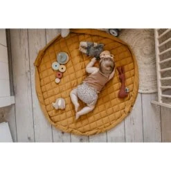 Play&Go Sac à Jouets / Tapis D'éveil 2 En 1 En Coton Bio Mustard Chai Tea 12 Play&Go Sac à Jouets / Tapis D'éveil 2 En 1 En Coton Bio Mustard Chai Tea -Lilliputiens Soldes mustard chai tea play go OF