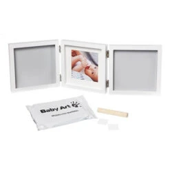 Cadre Empreinte Bébé 3 Volets My Baby Style Gris 5 Cadre Empreinte Bébé 3 Volets My Baby Style Gris -Lilliputiens Soldes my baby style grey double baby art OC