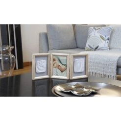 Cadre Empreinte Bébé 3 Volets My Baby Touch Bois Cérusé 5 Cadre Empreinte Bébé 3 Volets My Baby Touch Bois Cérusé -Lilliputiens Soldes my baby touch bois ceruse cadre 3 volets remplace 34120108 baby art OC