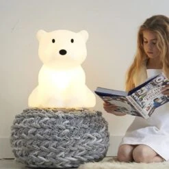 Mr. Maria Lampe à LED Ours Polaire Nanuk 10 Mr. Maria Lampe à LED Ours Polaire Nanuk -Lilliputiens Soldes nanuk lampe mr maria 233270 OE