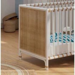 Lit Bébé Nemo 60 X 120 Cm En Rotin Naturel -Lilliputiens Soldes nemo lit en rotin 60 x 120 cm naturel theo OD