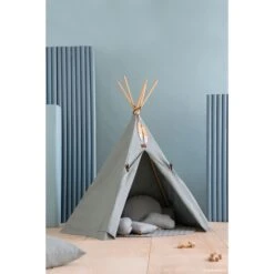 Tipi Enfant Nevada Riviera Blue -Lilliputiens Soldes nevada tipi pure line riviera blue nobodinoz OF