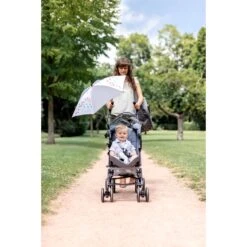 Badabulle Ombrelle Grise -Lilliputiens Soldes ombrelle grise badabulle OE