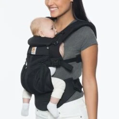Ergobaby Porte-bébé Omni 360 Cool Air Mesh - Noir Onyx -Lilliputiens Soldes omni 360 mesh noir onyx ergobaby OC