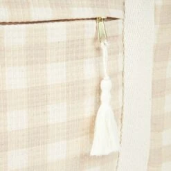 Sac à Langer Opéra Nid D'abeille Ivory Checks -Lilliputiens Soldes opera waterproof maternity bag 29x46x20 ivory checks nobodinoz OD