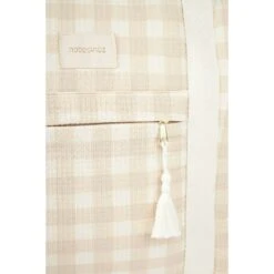 Sac à Langer Opéra Nid D'abeille Ivory Checks -Lilliputiens Soldes opera waterproof maternity bag 29x46x20 ivory checks nobodinoz OE