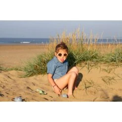 Lunettes De Soleil Bébé 1-2 Ans Ourson Rose Pêche -Lilliputiens Soldes ourson 1 2 ans taille 2 peche ki et la OD