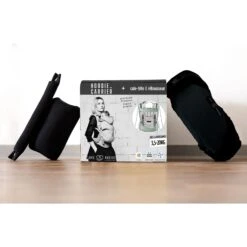 Pack évolution Porte Bébé Hoodiecarrier Black Forest -Lilliputiens Soldes pack evolution hoodiecarrier black forest love radius OD