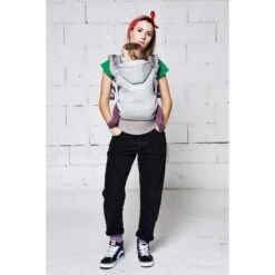 Pack évolution Porte Bébé Hoodiecarrier Gris Athlétique -Lilliputiens Soldes pack evolution hoodiecarrier gris athletique love radius OF