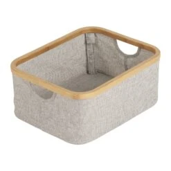 Panier De Rangement En Coton 38x30x16 Cm