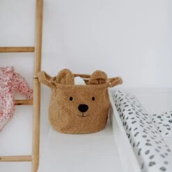 Childhome Panier De Rangement Teddy 25 X 20 Cm 5 Childhome Panier De Rangement Teddy 25 X 20 Cm -Lilliputiens Soldes panier teddy 25x20x20 beige childhome OC