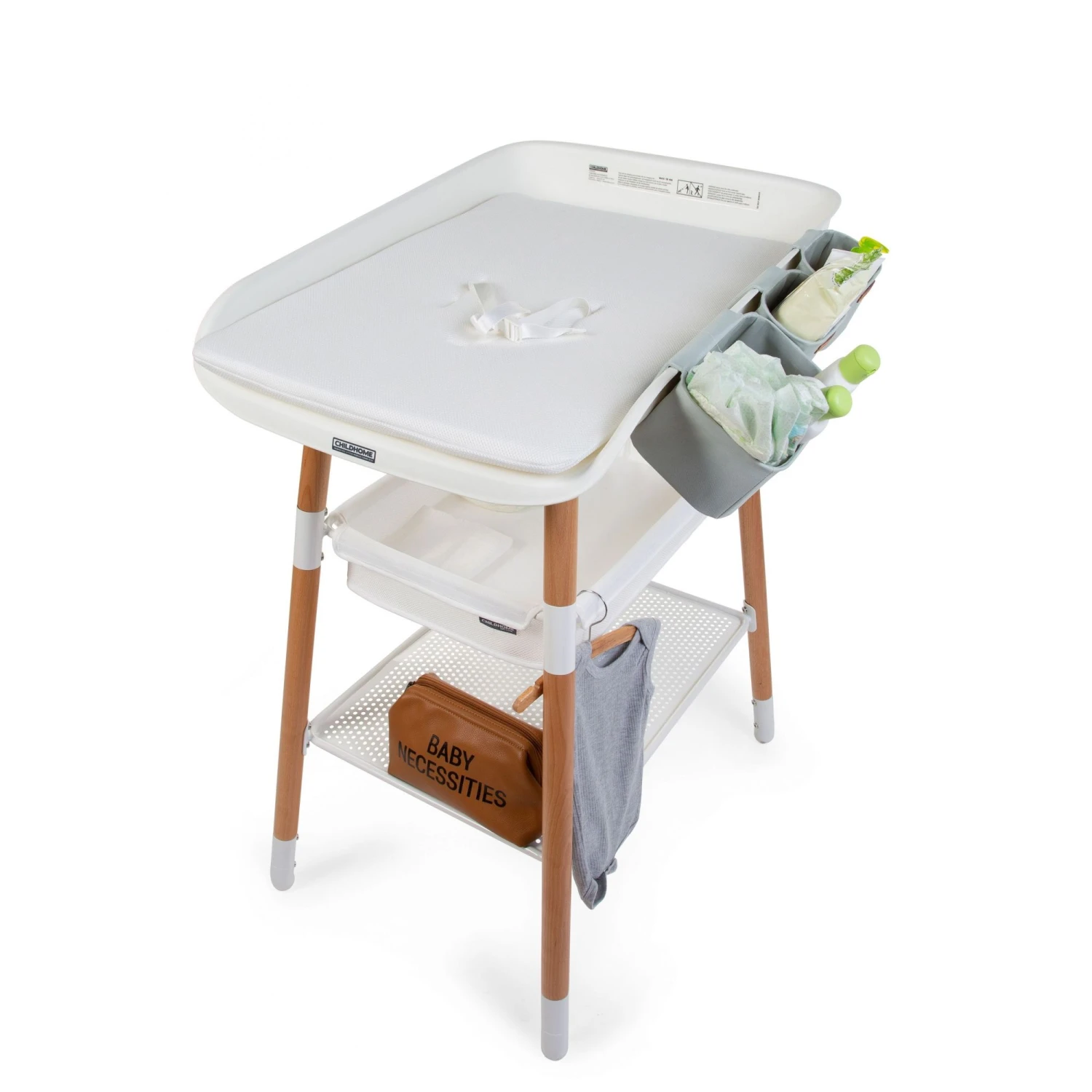 Childhome Lot De 3 Paniers à Suspendre Gris 3 Childhome Lot De 3 Paniers à Suspendre Gris – Image 3