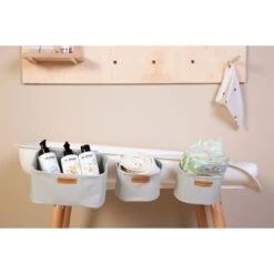 Childhome Lot De 3 Paniers à Suspendre Gris 15 Childhome Lot De 3 Paniers à Suspendre Gris -Lilliputiens Soldes paniers a suspendre set de 3 gris clair childhome OH