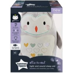 Tommee Tippee Peluche D'aide Au Sommeil Rechargeable Grofriend - Ollie La Chouette -Lilliputiens Soldes peluche aide au sommeil grofriend rechargeable ollie la chouette gro OC